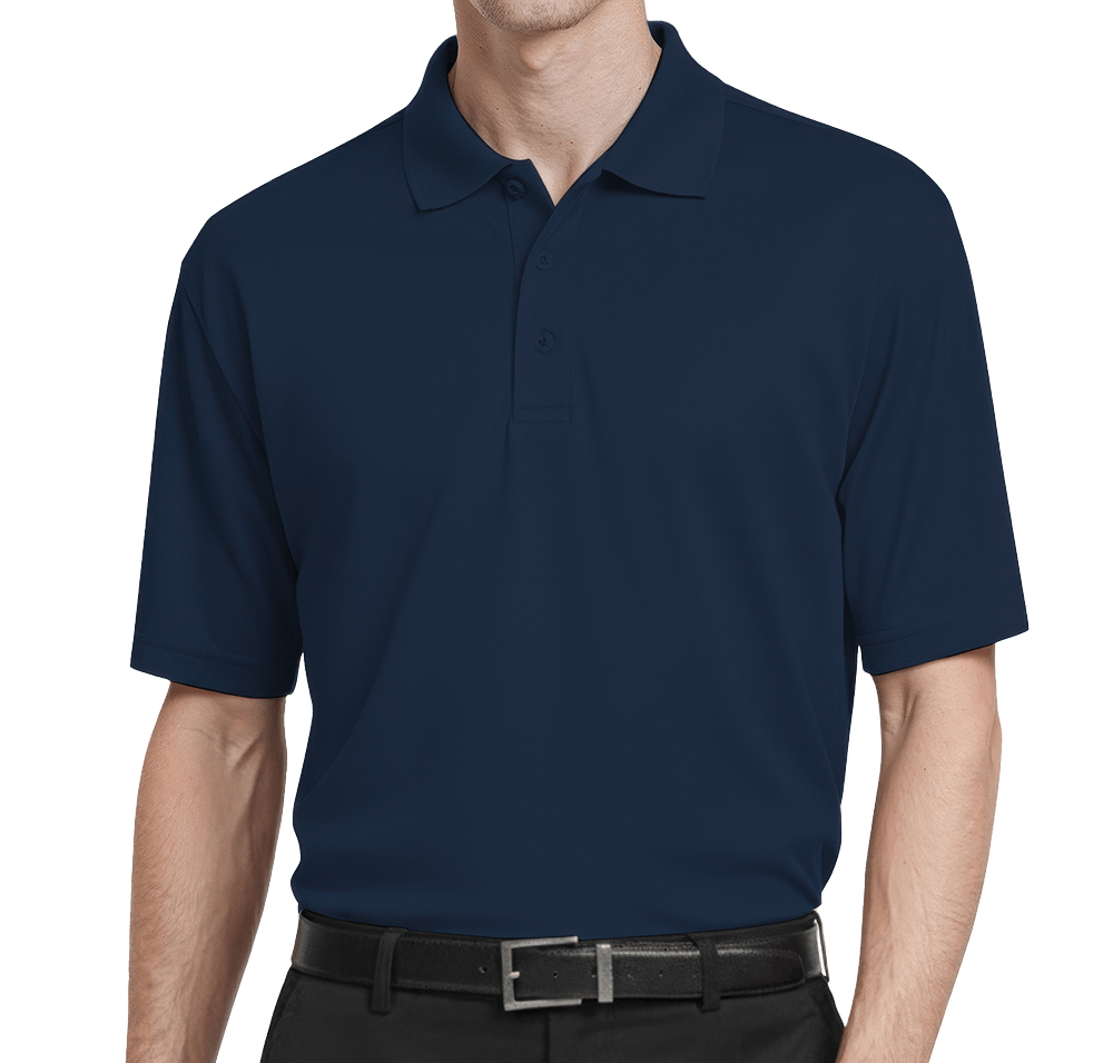 Blue Generation Lightweight Pique Polo - Printed-default
