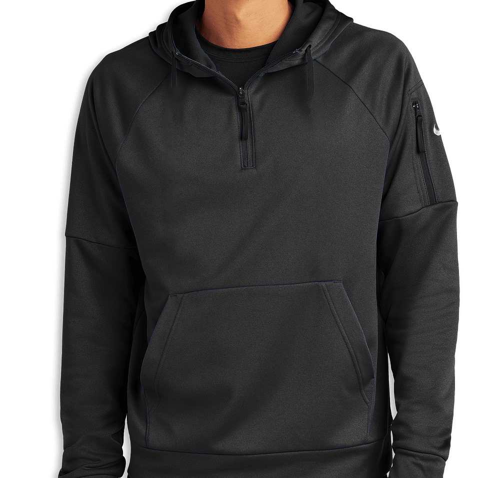 Nike Therma-Fit Hooded Quarter Zip Sweatshirt-default