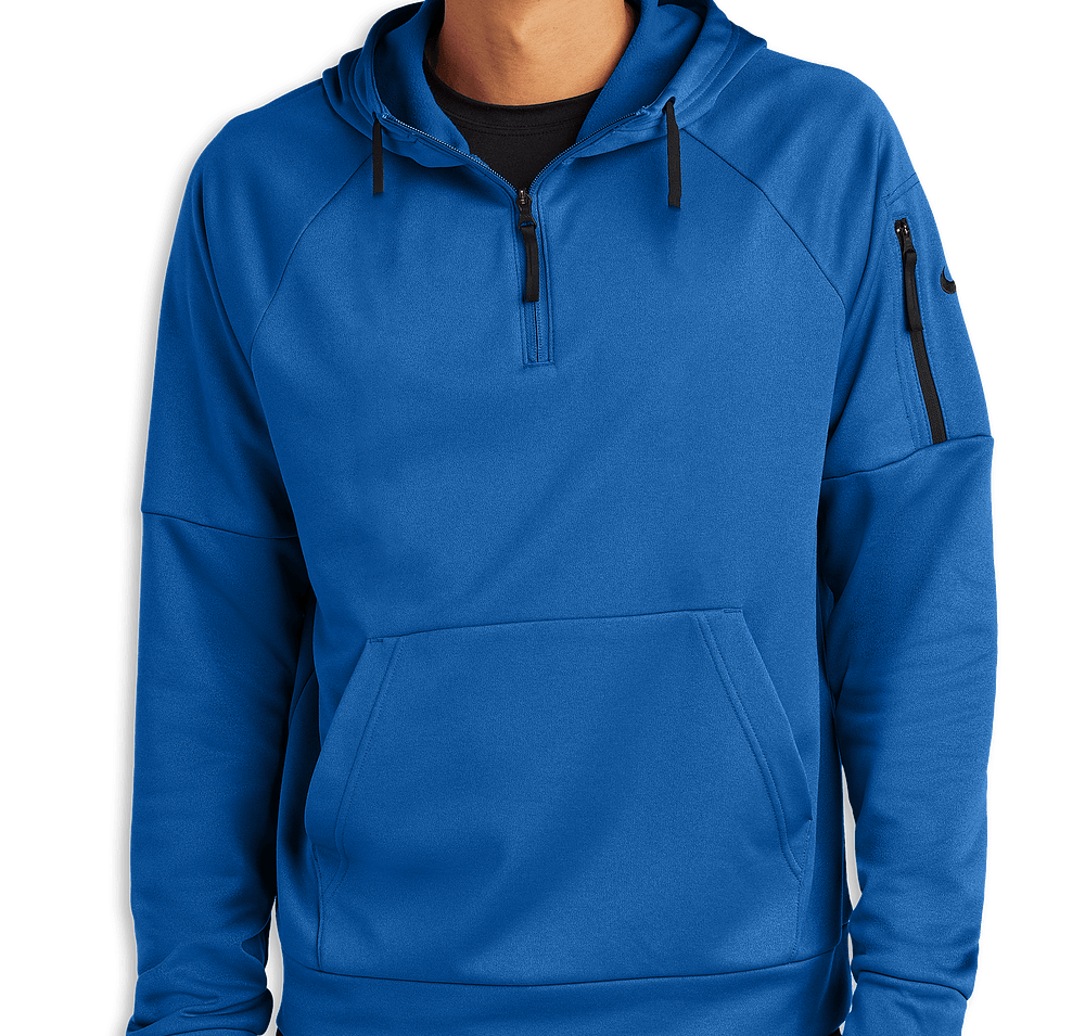 Nike Therma-Fit Hooded Quarter Zip Sweatshirt-default