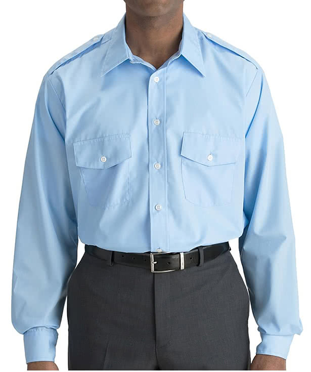 Edwards Navigator Poplin Long Sleeve Work Shirt