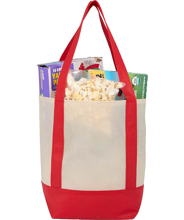 Full Color Lighthouse Mini Non-Woven Tote Bag