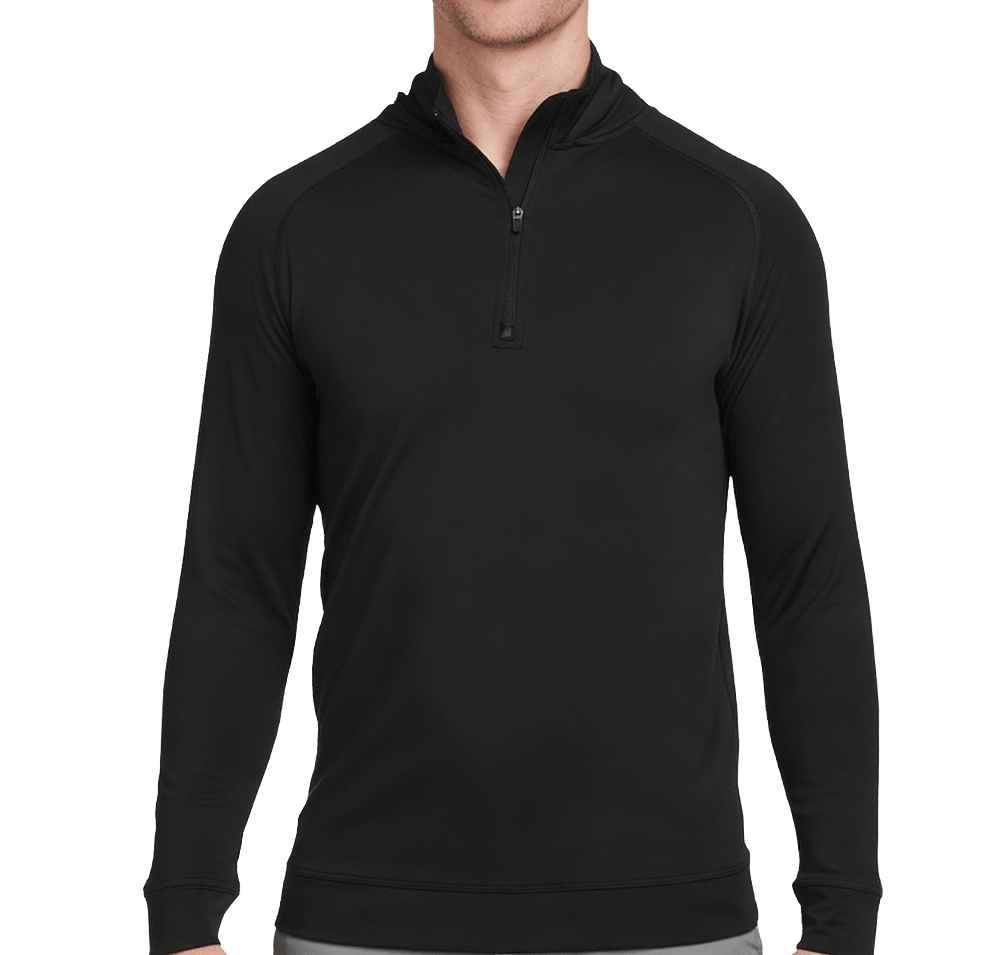 Swannies Vandyke Hooded Performance Quarter Zip Pullover-default