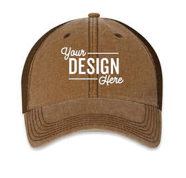 Legacy Dashboard Trucker Hat - Color: Camel / Brown