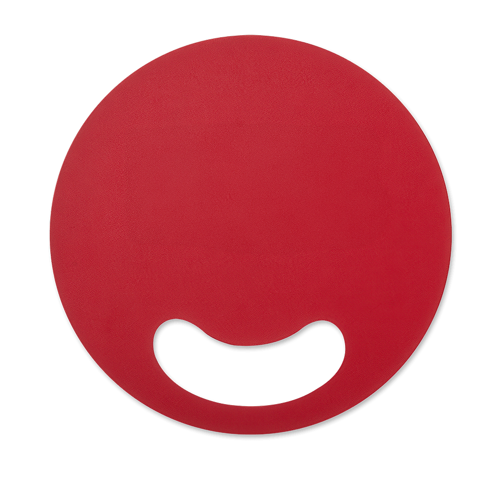 Circle Plastic Hand Fan with Handle-default