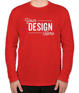 Sport-Tek Tall Competitor Long Sleeve Performance Shirt - Color: True Red