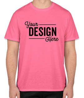 Gildan Soft Jersey Performance Shirt - Color: Safety Pink