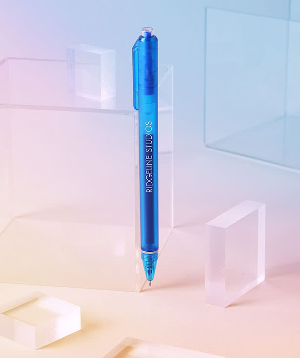 Flowriter Jumbo Barrel Gel Pen (blue ink)