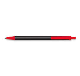 BIC Antimicrobial Clic Stic Pen (black ink) - Color: Black / Red