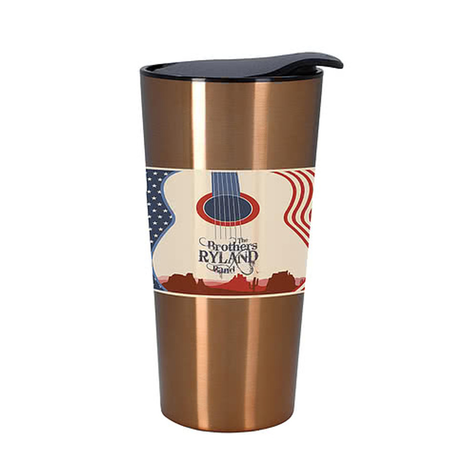 Full Color 16 oz. Fashion Metallic Tumbler
