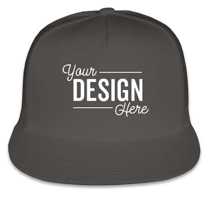 Yupoong Solid Classic Trucker Hat - Charcoal