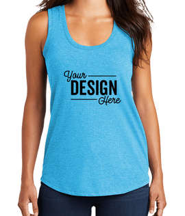 District Women's Tri-Blend Racerback Tank - Color: Turquoise Frost