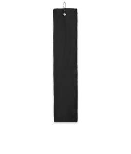 Port Authority Grommeted Tri-Fold Golf Towel - Color: Black