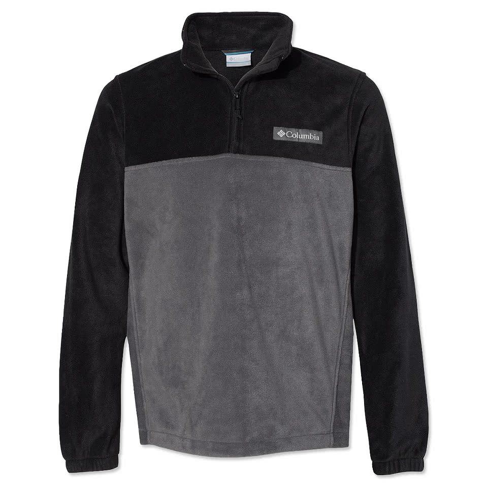 Columbia quarter clearance zip fleece mens