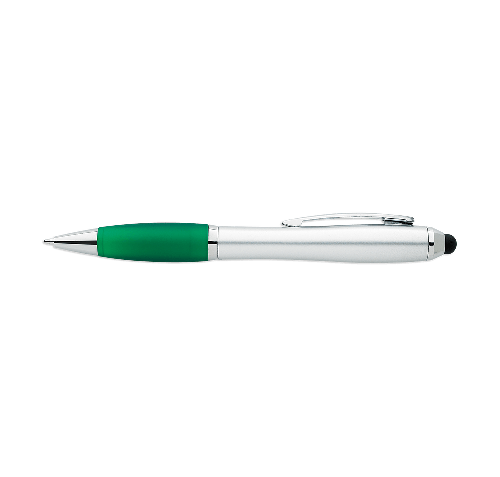 Ion Silver Recycled Stylus Pen (black ink)-default