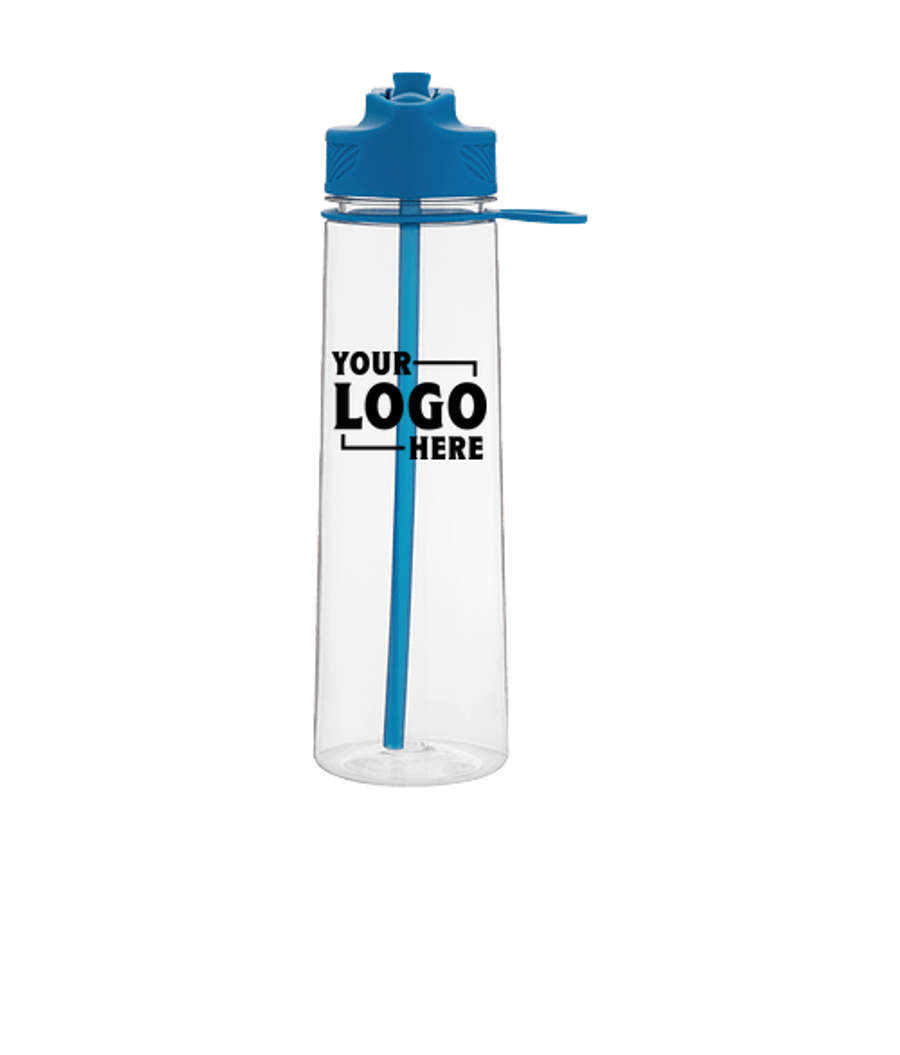 27 oz. h2go Slope Flip-Top Water Bottle in Cerulean