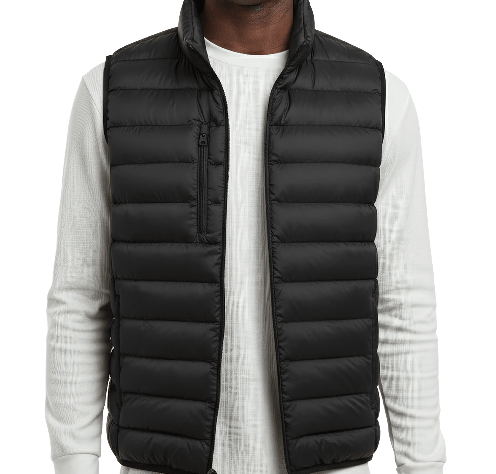Weatherproof Lightweight Poly-Filled Packable Vest-default