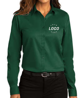 green dress shirts for ladies The Icon Shirt Kelly / XS it boasts color stability and simple upkeep All Good Things Mint Green