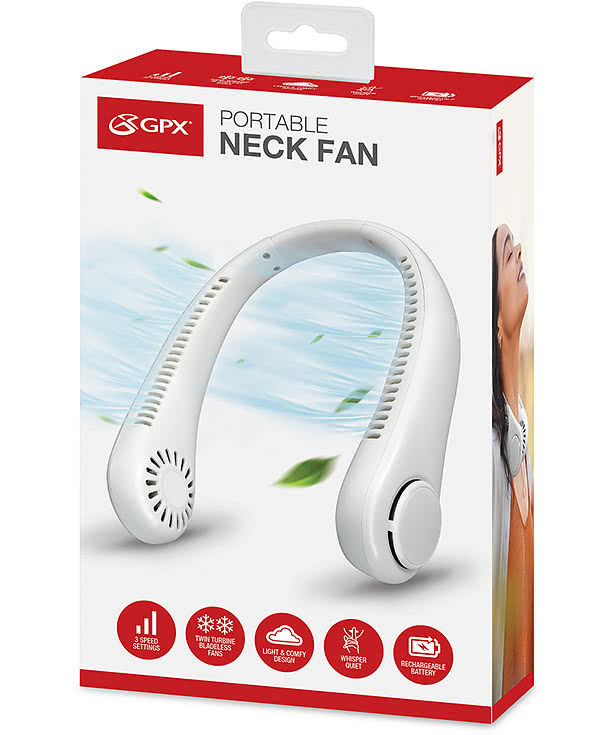 iLive GPX Portable Neck Fan