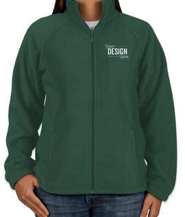 Harriton Women's Full Zip Fleece Jacket - Color: Hunter