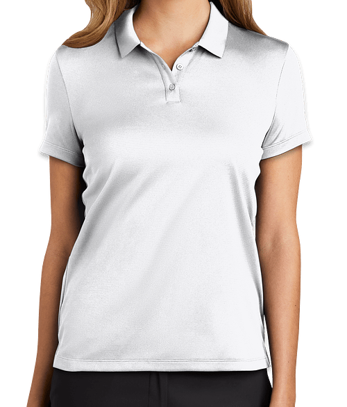 Nike Women's Dry Essential Polo - Printed in White