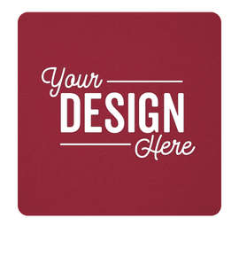 Square Cardboard Coaster - Color: Maroon