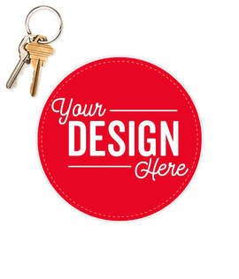 5.5 in. Circle Car Magnet - Color: Red
