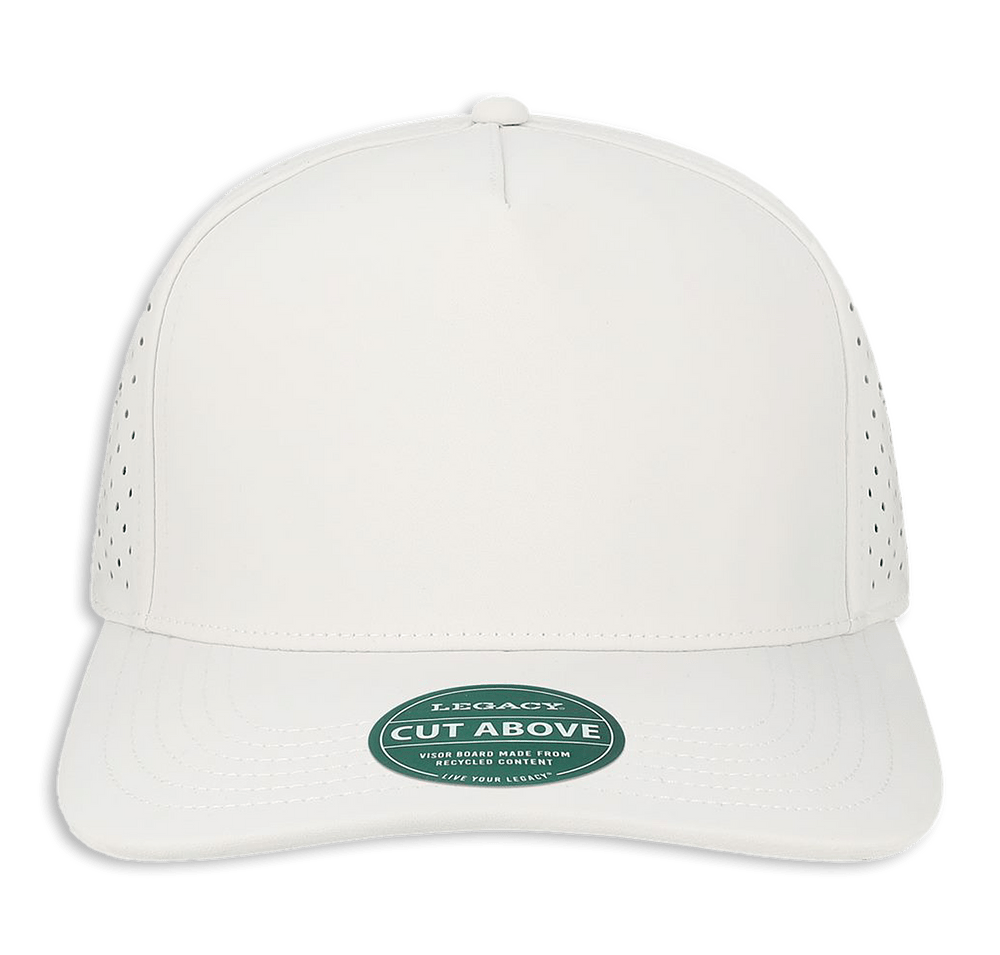 Legacy Cut Above Perforated Snapback Baseball Hat - Embroidered-default