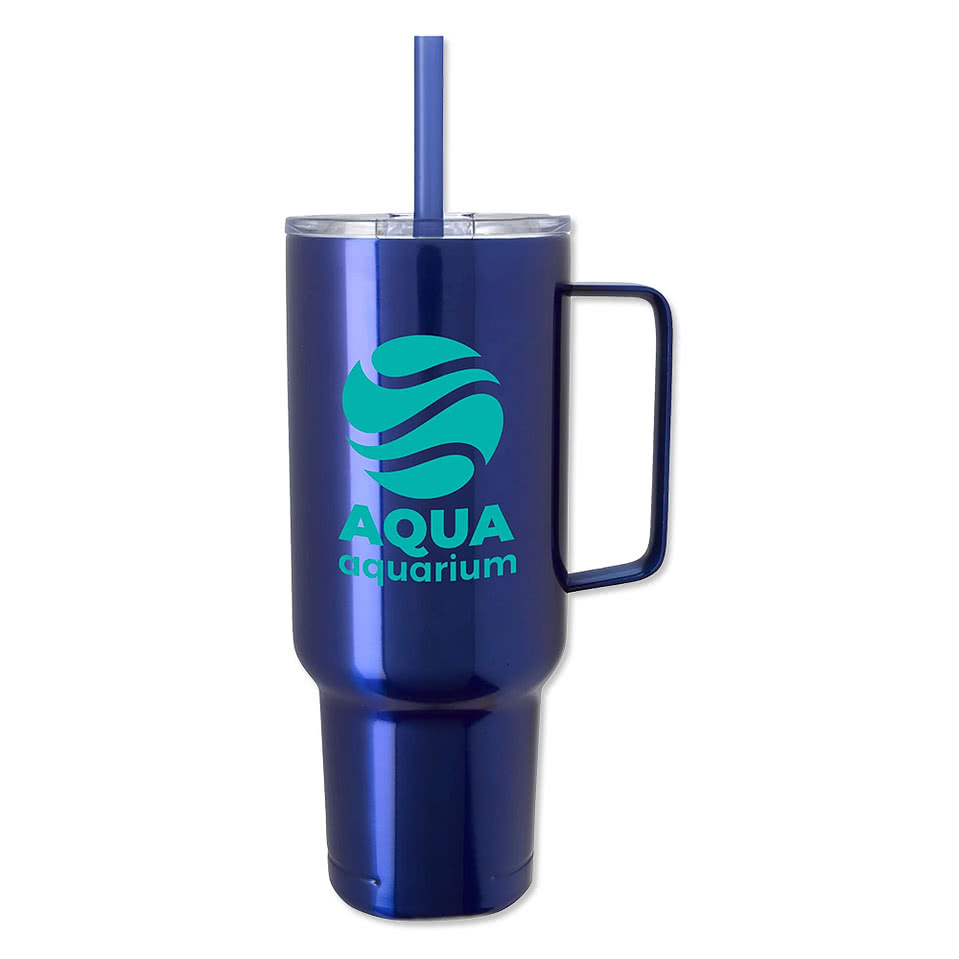 Koozie® 40 oz. Big Stainless Steel Tumbler with Straw