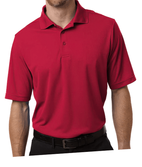 Core 365 Tall Nova UPF 50+ Performance Pique Polo - Printed in Classic Red