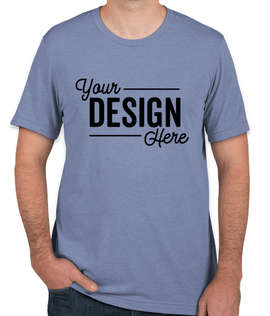 Canada - Bella + Canvas Tri-Blend T-shirt - Color: Blue Tri-Blend
