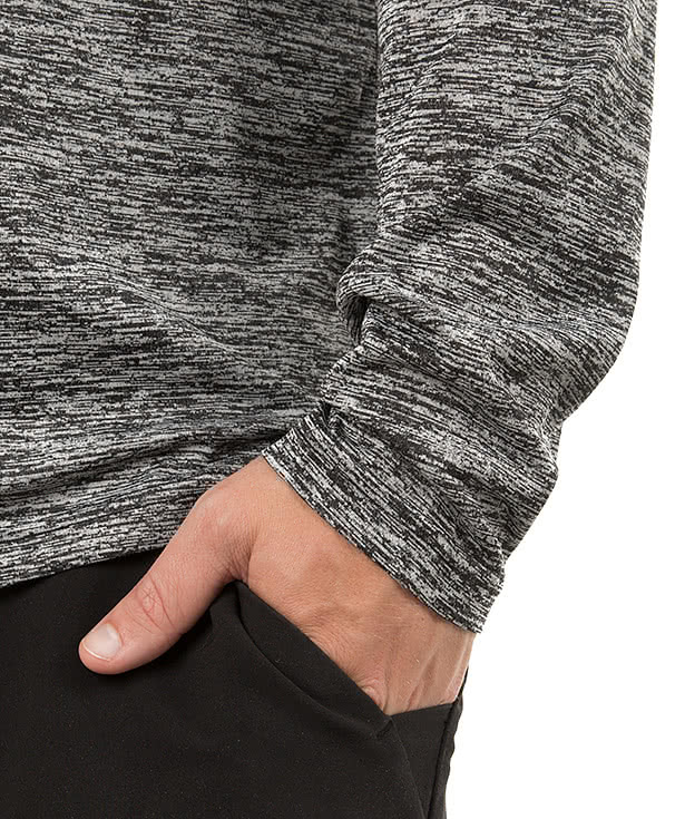 Sport-Tek Electric Heather Long Sleeve Performance Shirt