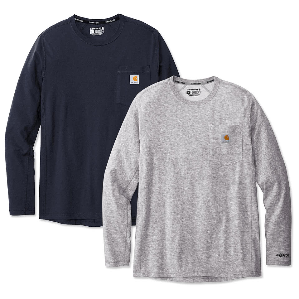 Carhartt Force Cotton Long Sleeve Pocket T-shirt
