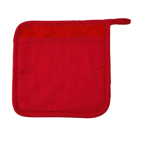 AdHolder Silicone Recycled Pot Holder in Red