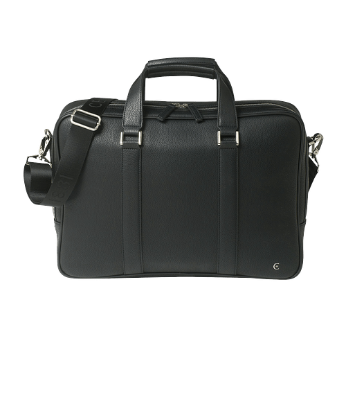 Cerruti 1881 Hamilton Document 15" Computer Messenger Bag in Black