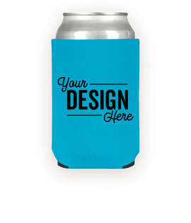 Foldable Neoprene Can Cooler - Color: Dark Tropical