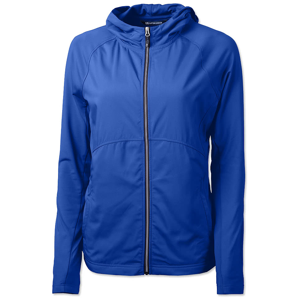 Cutter & Buck Women's Adapt Eco Knit Hybrid Full Zip Jacket