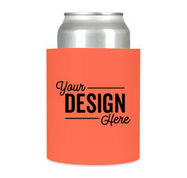 Foam Can Cooler - Color: Orange