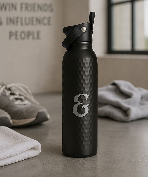 Swig Life Laser Engraved 20 oz. Stainless Steel Golf Water Bottle
