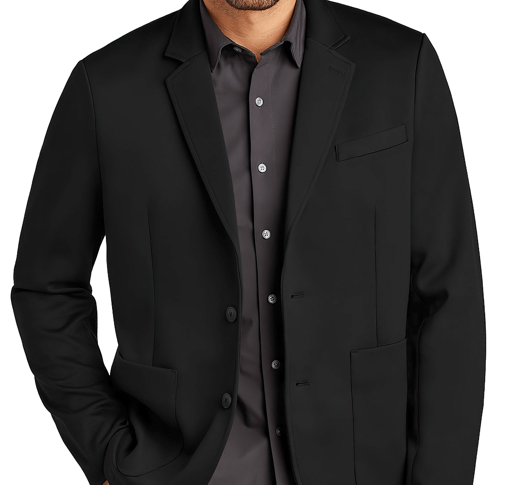 Mercer+Mettle Double Knit Single Breasted Blazer-default