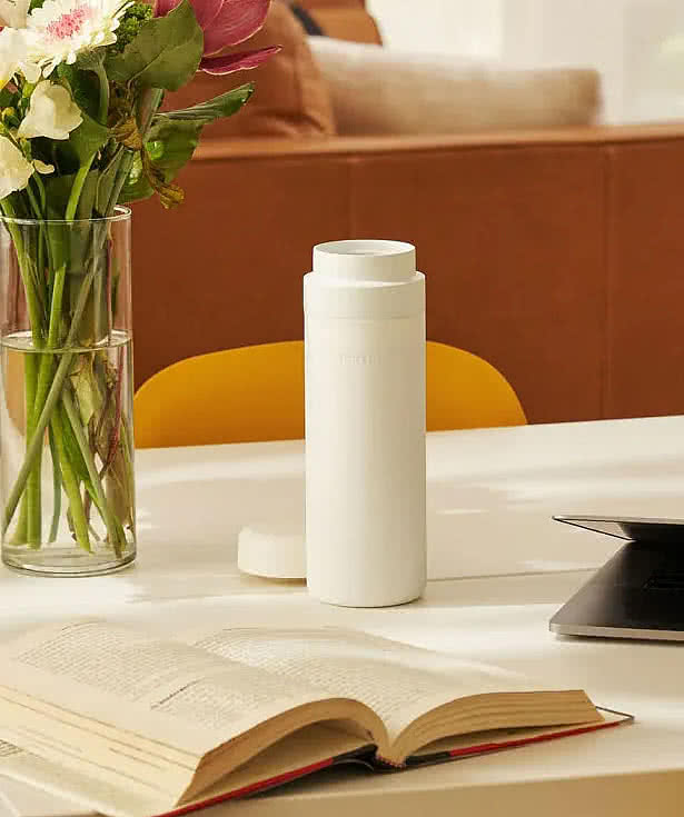 W&P 20 oz. Drink Through Insulated Ceramic Water Bottle