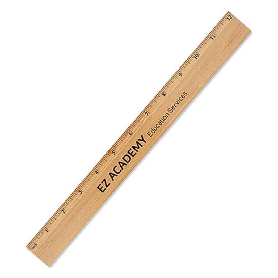 12" Bamboo Ruler in Bamboo
