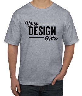 Bayside USA Union-Made 100% Cotton T-shirt - Color: Dark Ash