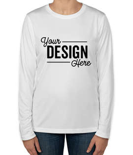 Clique by Cutter & Buck Women's Spin Eco UPF 50 Long Sleeve Performance Shirt - Color: White