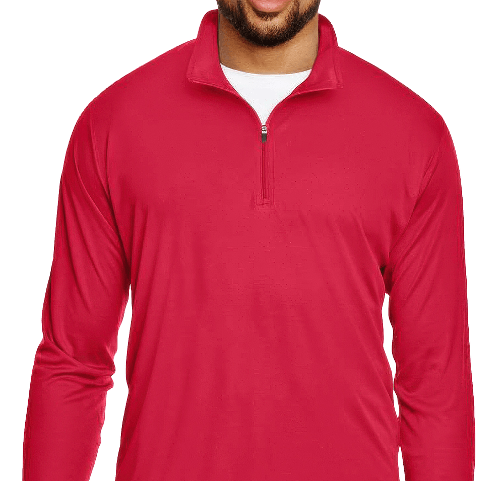 Team 365 Zone Quarter Zip Performance Pullover - Embroidered-default