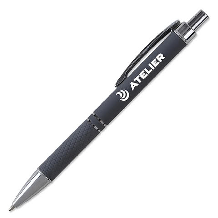 Full Color Julienne Comfort Ballpoint Pen (black ink) in Red
