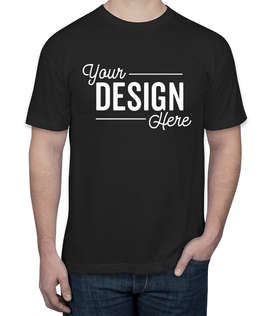 American Apparel USA-Made 50/50 T-shirt - Color: Black