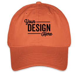 Econscious Organic Baseball Hat - Color: Orange Poppy
