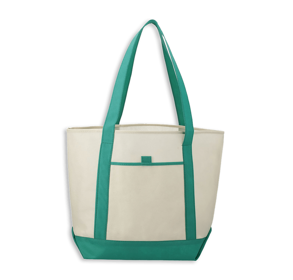 Lighthouse Medium Non-Woven Pocket Tote Bag-default