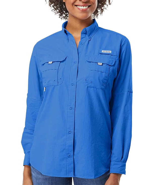 Columbia Women's PFG Bahama UPF 50 Long Sleeve Performance Fishing Shirt