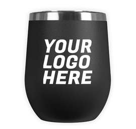 12 oz. Stainless Steel Insulated Tumbler - Color: Black